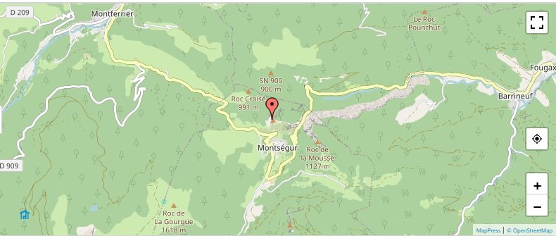 Carte château de Montségur